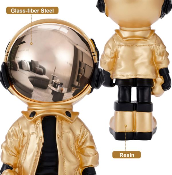 Style Home Decor Statue Cartoon Astronaut Figurine Sculpture Living Room Decor - Image 9