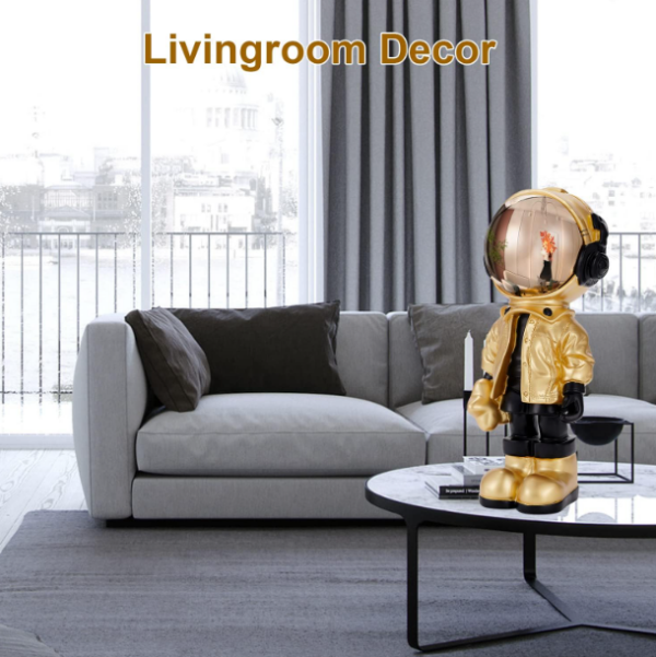 Style Home Decor Statue Cartoon Astronaut Figurine Sculpture Living Room Decor - Image 14